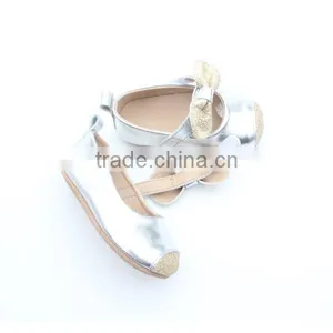 2017 New Style Sequin Leather Baby Infant Shoes With Bow thumbnail-5