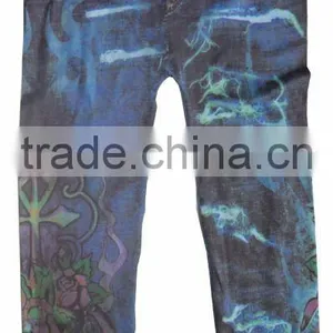 Hot Sell Coloful Printed Seamless Ladies Legging thumbnail-1