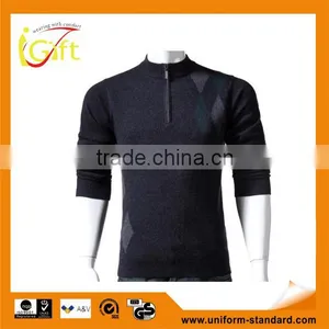 2014 Hot Sell Wholesale High Quality Fashionable Short Zip Sweater thumbnail-1