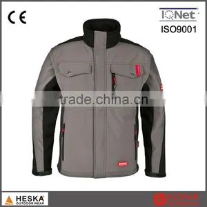 Outdoor Gear 3 Layer Work Softshell Jacket Man Coaches Jacket thumbnail-3