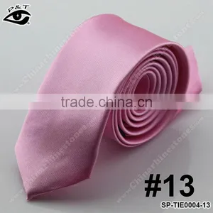 22 Colors NECK TIE SILK TIE SKINNY SOLID NECK TIE thumbnail-4