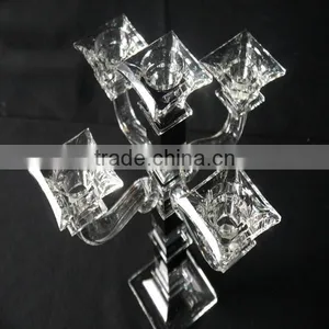New Design Table Crystal Candle Holder for Home Decoration thumbnail-4