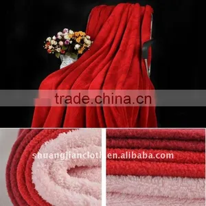 100% Polyester Printed Coral Fleece Fabric / Blanket Fabric thumbnail-1