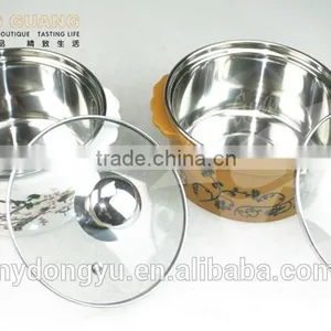 Flower Stainless Steel Cooking Pot /16cm Diameter Ynxn Stainless Steel Cooking Pot/ Fancy Dinnerware thumbnail-4