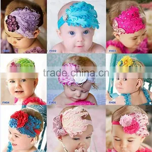Top Fashion Good Quality Large Bow Baby Headband With Competitive Price thumbnail-1