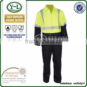 EN ISO11611 HOT SALE Firefighter Used Fluorescent Workwear thumbnail-2
