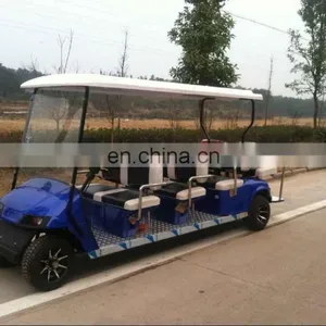 8 Seat Electric Golf Cart Sightseeing Cart thumbnail-1