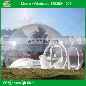 Round Full Transparent Tent Type Inflatable Bubble Lodge Tent thumbnail-1