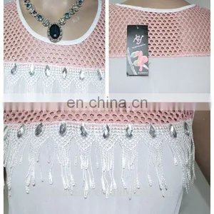 Women Short Sleeve Casual Models Striped Chiffon Blouses Shirts thumbnail-5