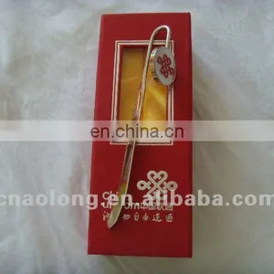 Promotion Metal Souvenir Bookmark With Custom Laser Engraved Logo thumbnail-1