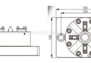 CNC Pneumatic Chuck D100 Compatible With Erowa Machine thumbnail-2