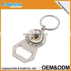 2015 Novelty Souvenir Promotional Key Shape Keychain Metal Keyring Custom Logo thumbnail-5