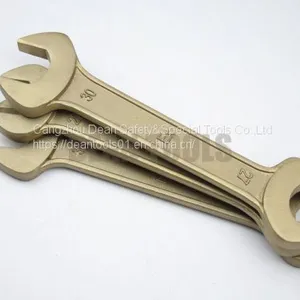 Aluminum Bronze Double Open End Wrench Sparkless Copper Alloy Forged Type High Quality thumbnail-1