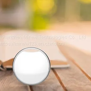 Small Round BLE Ibeacon Bluetooth Beacon With Key Ring Minew D15N thumbnail-1
