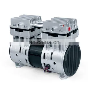 110v/220v Small Piston Oil Free Portable Air Compressor Pump Vacuum Pump thumbnail-3