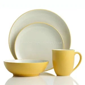 Wholesale China Housewares Ceramic Dinner Table Set Porcelain Tableware Dinnerware Sets Bone China Dinner Plate Set thumbnail-5