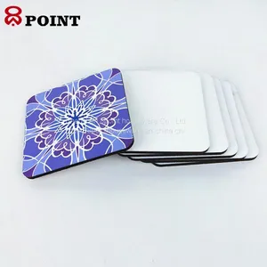 Sublimation Printing Wooden Coaster With Cork Back thumbnail-1