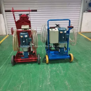 High Quality Hydraulic System Rough Filtration/fine Filtration Oil Filter Cart Oil Filtration thumbnail-1