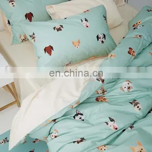 RAWHOUSE COTTON 100% Cartoon Printed Kids Cotton 4 Pcs Duvet Cover Set thumbnail-6