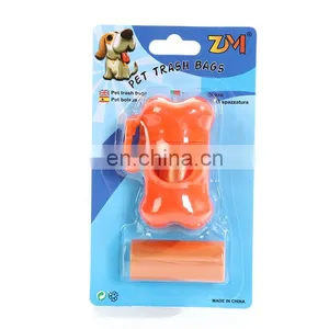 Bone Shape Dispenser Portable Pet Dog Waste Bag With Dispenser Dog Poop Bag thumbnail-4