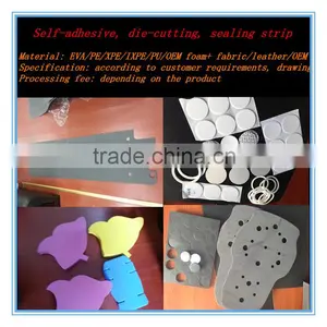 PE/EVA/PU/PVC/EPDM Foam Tape Foam Glue Foam Seals, Gaskets, Shock-proof Seal thumbnail-1
