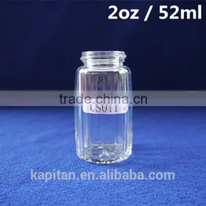 2oz 52ml Empty Glass Salt Pepper Bottle Wholesale thumbnail-1