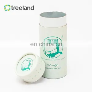 Custom Paper Tube Packaging for Salt and Spice Bio Friendly Cardboard Tube Food Grade Round Canister thumbnail-2