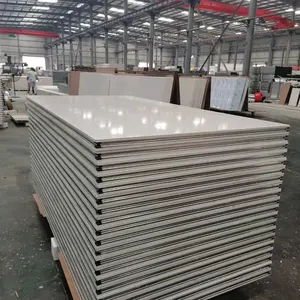 Glass Wool Sandwich Panel Insulated Wall And Roof Insulated Cold Room Panels thumbnail-1