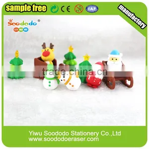 Wholesales Hot Sell New Designs 3D Shaped Rubber Eraser thumbnail-2