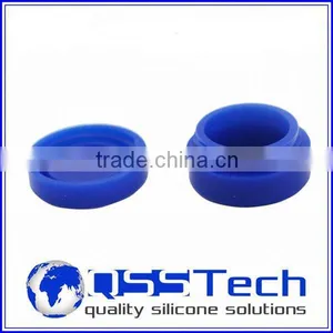 High Quality 7ml Customized Small Round Glass Candy Jar With Plastic Lid/ Oil Dab Wax Container/ Silicone Wax and Oil Container thumbnail-1