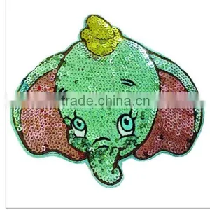 Lovely Elephant Sequin Patch thumbnail-1