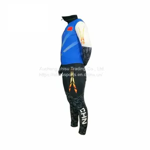 Customized Breathable One Piece Sportswear Long Sleeved Alpine Ski Wear Waterproof Speed Skating Racing Skin Suit thumbnail-1