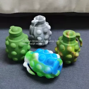 Cheap Grenade Odorless 3D Silicone Bowling Ball Fidgets Fidget Ball Fidget Toy Decompression Squeeze 3d Elastic Ball thumbnail-2