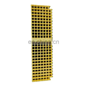 Anti-slip Molded Mini Mesh FRP Grill Stair Anti-corrosion Flooring Fiberglass Grating thumbnail-1