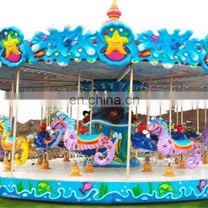Theme Park Amusement Machinery Equipment Carousel for Kiddie for Sale thumbnail-2
