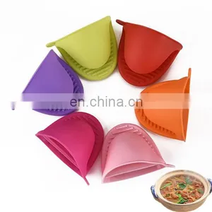 Cheap Household Kitchen Silicone Cooking Heat Resistant Mitts Microwave Oven Gloves thumbnail-1