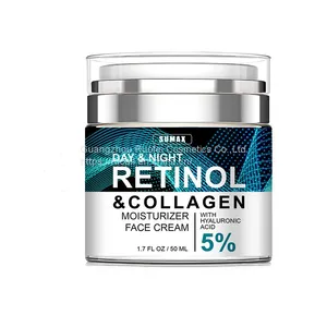 Kin Care Facial Moisturizer Retinol Cream For Women And Men Face Day And Night Cream Reduce Wrinkles 50ml thumbnail-1