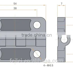 CE Rohs China Factory Direct Selling Zinc Alloy Hinge thumbnail-4