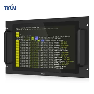 TKUN 15.6-inch Rack Mounted Industrial Touch Display HD VGA DC12-36V thumbnail-1