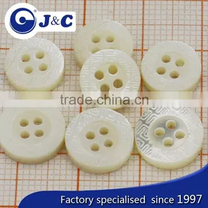 Nature White Color Trocas Shell Button thumbnail-3