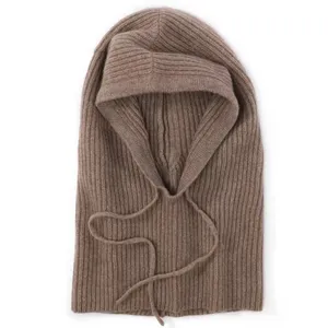 Winter Warm Knitted Neck Scarf&hat 100%cashmere thumbnail-1