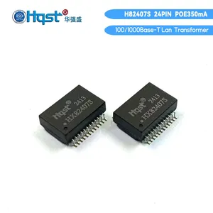 GX82405SP 10G Industrial POE Ethernet Transformer Module 24Pin LAN Pulse Isolation Filter for Network Card PCB thumbnail-2