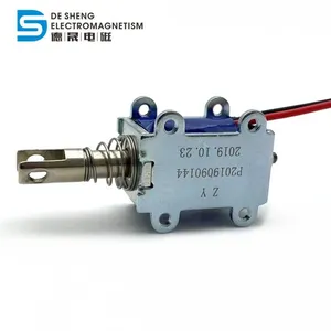 DS 0630 DC 24V 300Ma 10Mm 6N Force Open Frame Solenoid Electromagnet Push thumbnail-4