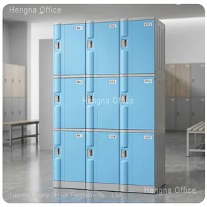 9-Compartment ABS Locker FLC02 for Food Plants — Rustproof, Washable Staff Storage for Kitchens thumbnail-3
