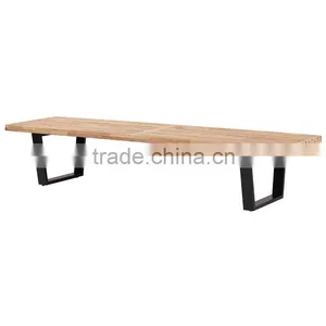 Outdoor Wood George Bench thumbnail-2