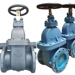 JIS Cast Iron Non Rising Stem Flange Gate Valve Sea Water 5K 10K 16K F7364 Marine Valve thumbnail-5