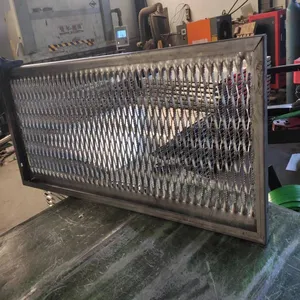Anti-slip Perforated Mesh Pattern Plate, With Alligator Mouth Holes, Suitable for Pedestrian Walkways, Cutting and Bending Services Available thumbnail-1