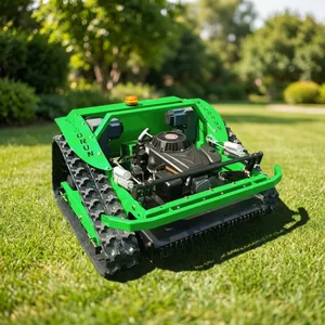 Robot Lawn Mower Brushless Walking Motor Gasoline Engine Bearing Gear 200M Long Distance Remote Control Grass Cutting Machine thumbnail-1