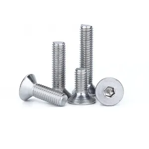 Black Oxide High Strength Hexagon Socket Countersunk Head Cap Screws thumbnail-5
