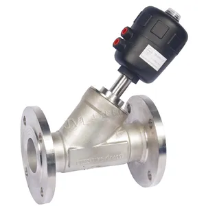 JL2001-J3 / Pneumatic Plastic Actuator Angle Seat Valve thumbnail-3